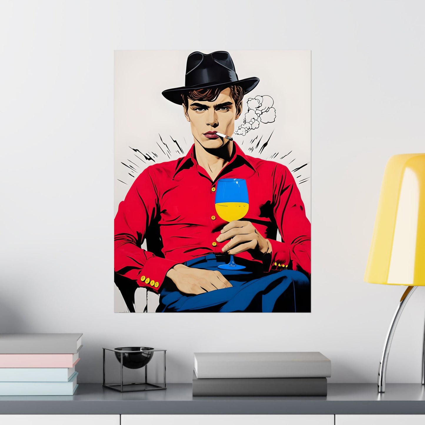 Wall Art, Wall decor gift, Home decor, Pop Art Print, Wall Art Decor, Home Office Decor, Matte Poster Art.