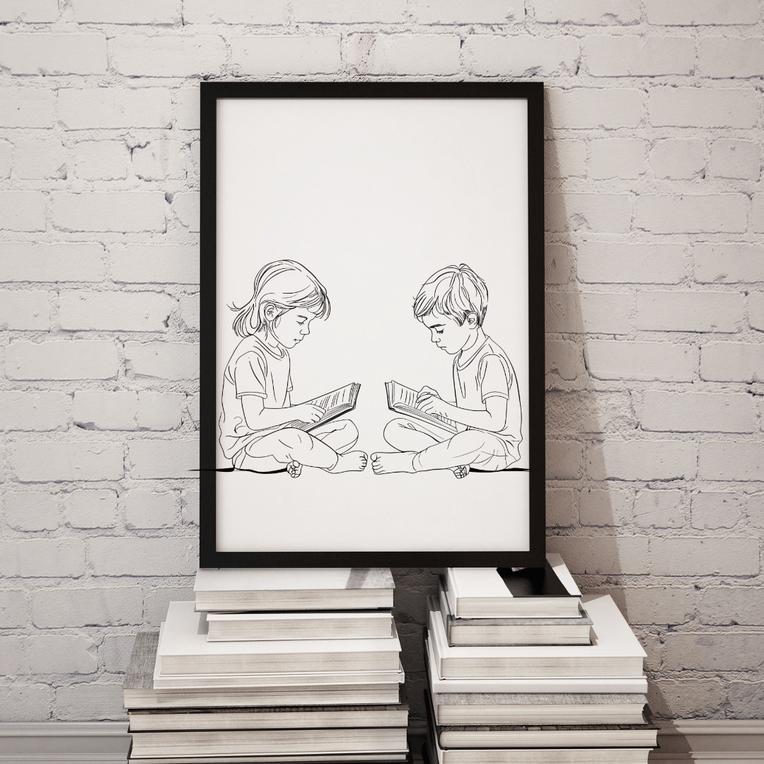 Digital download poster for classrooms, playrooms, libraries, wall art decoration