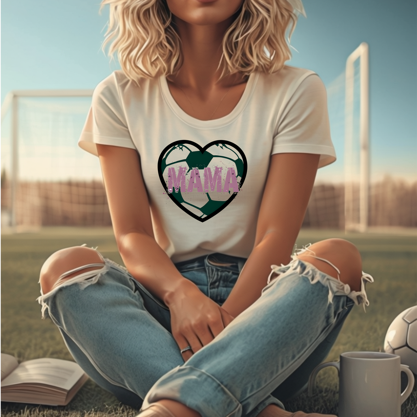 Soccer Mama T-Shirt, Perfect Gift for Soccer Moms, Casual Wear, Unisex Apparel, Great for Game Days, Mother's Day