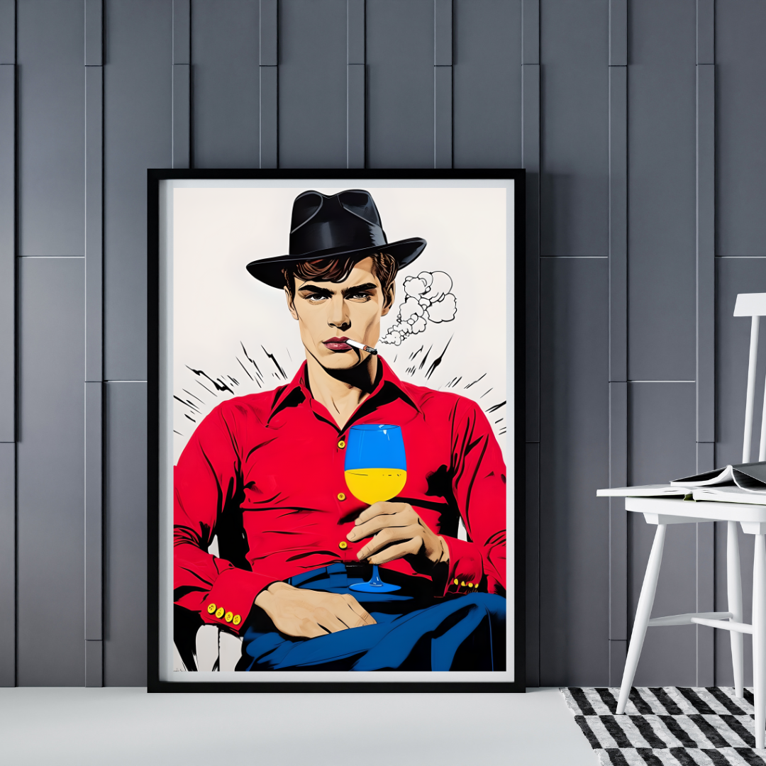 Wall Art, Wall decor gift, Home decor, Pop Art Print, Wall Art Decor, Home Office Decor, Matte Poster Art.