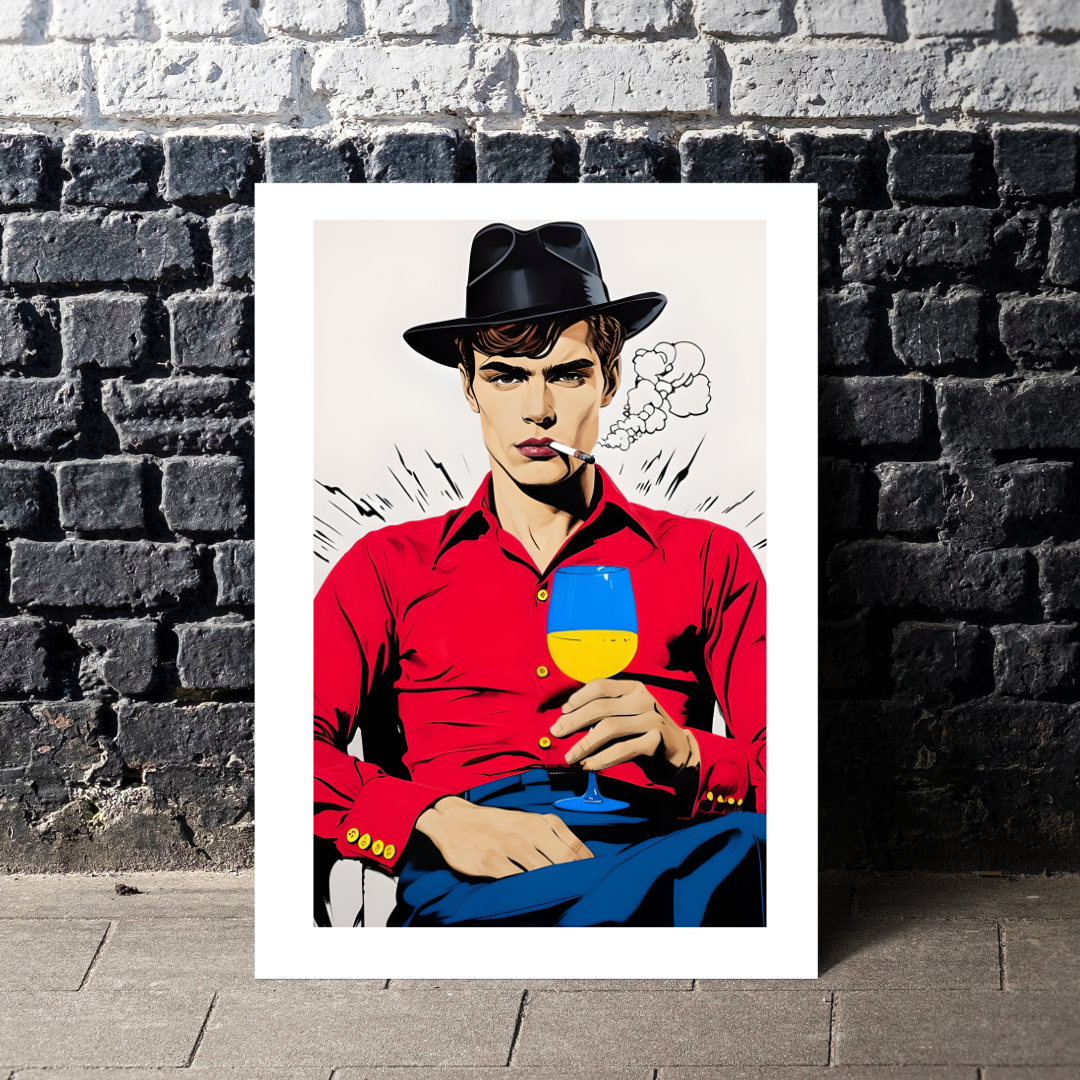 Wall Art, Wall decor gift, Home decor, Pop Art Print, Wall Art Decor, Home Office Decor, Matte Poster Art.