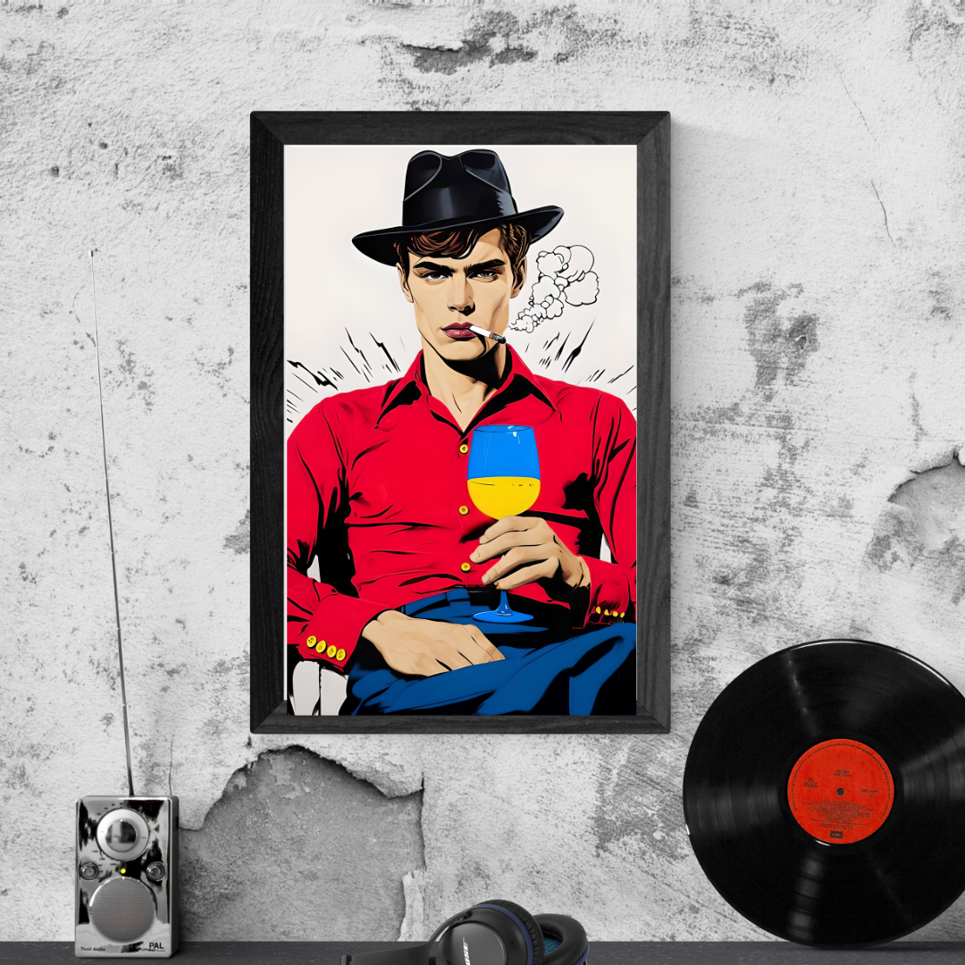 Wall Art, Wall decor gift, Home decor, Pop Art Print, Wall Art Decor, Home Office Decor, Matte Poster Art.