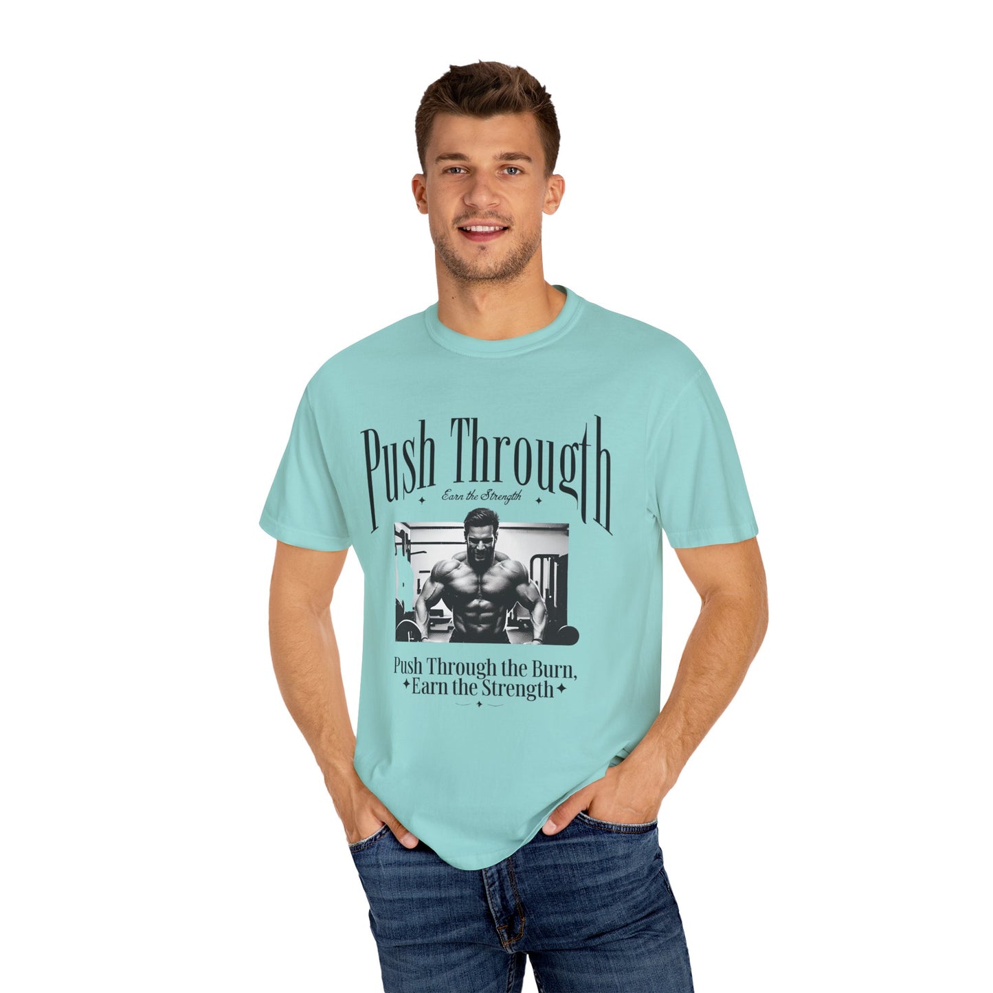 Fitness Motivation T-shirt, Weightlifting Tee, Gym Apparel