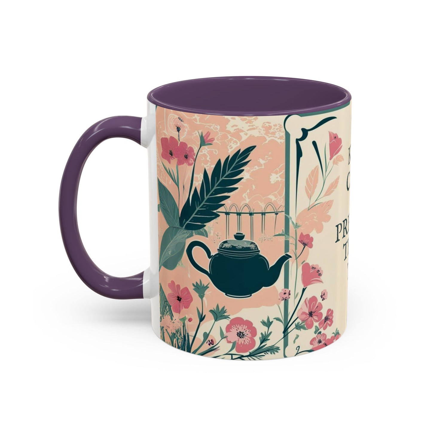 Mug, Keep Calm and Pretend This is Tea, England Theme, Gift for Tea Lovers, Funny Coffee Cup, Ceramic Mug, Tea Lover Gift, Coffee Mug,