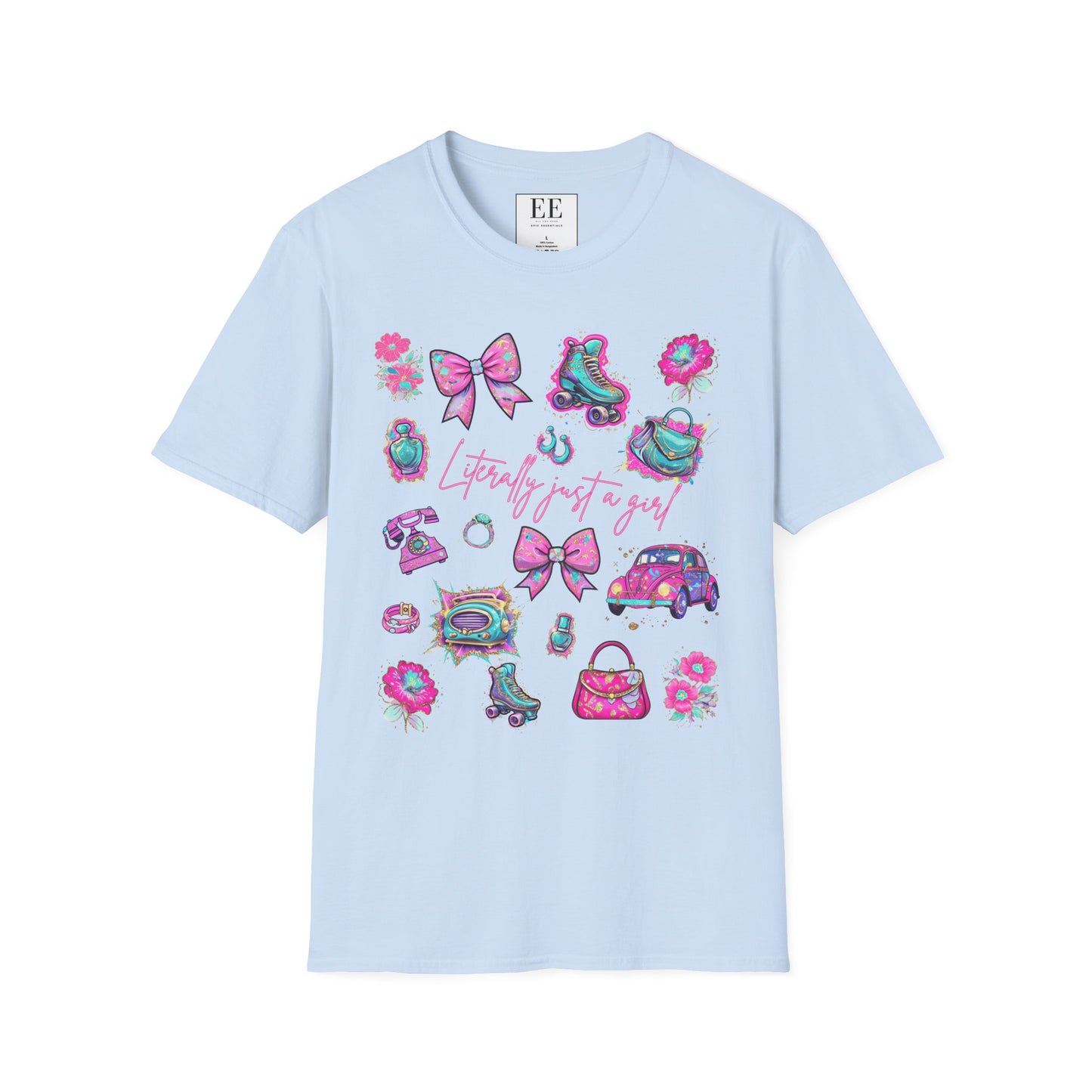 Messy Coquette Fun Unisex Softstyle T-Shirt, Messy Design, Trendy Apparel, Cute Graphic Tee, Casual Clothing