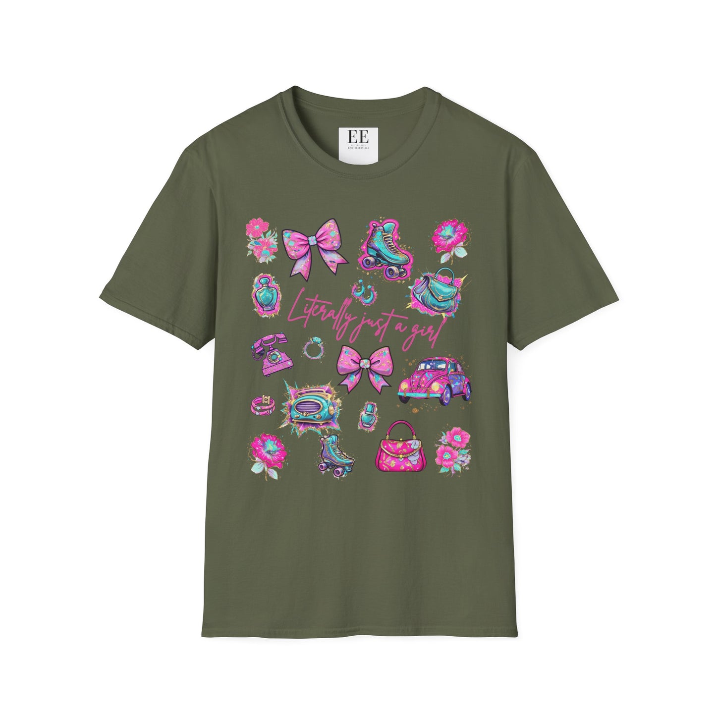 Messy Coquette Fun Unisex Softstyle T-Shirt, Messy Design, Trendy Apparel, Cute Graphic Tee, Casual Clothing