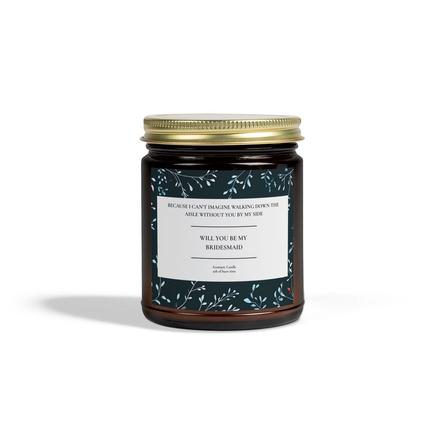 Bridesmaid Proposal Candle, Wedding Gift, Maid of Honor, Bridal Party Favors, Engagement Candle