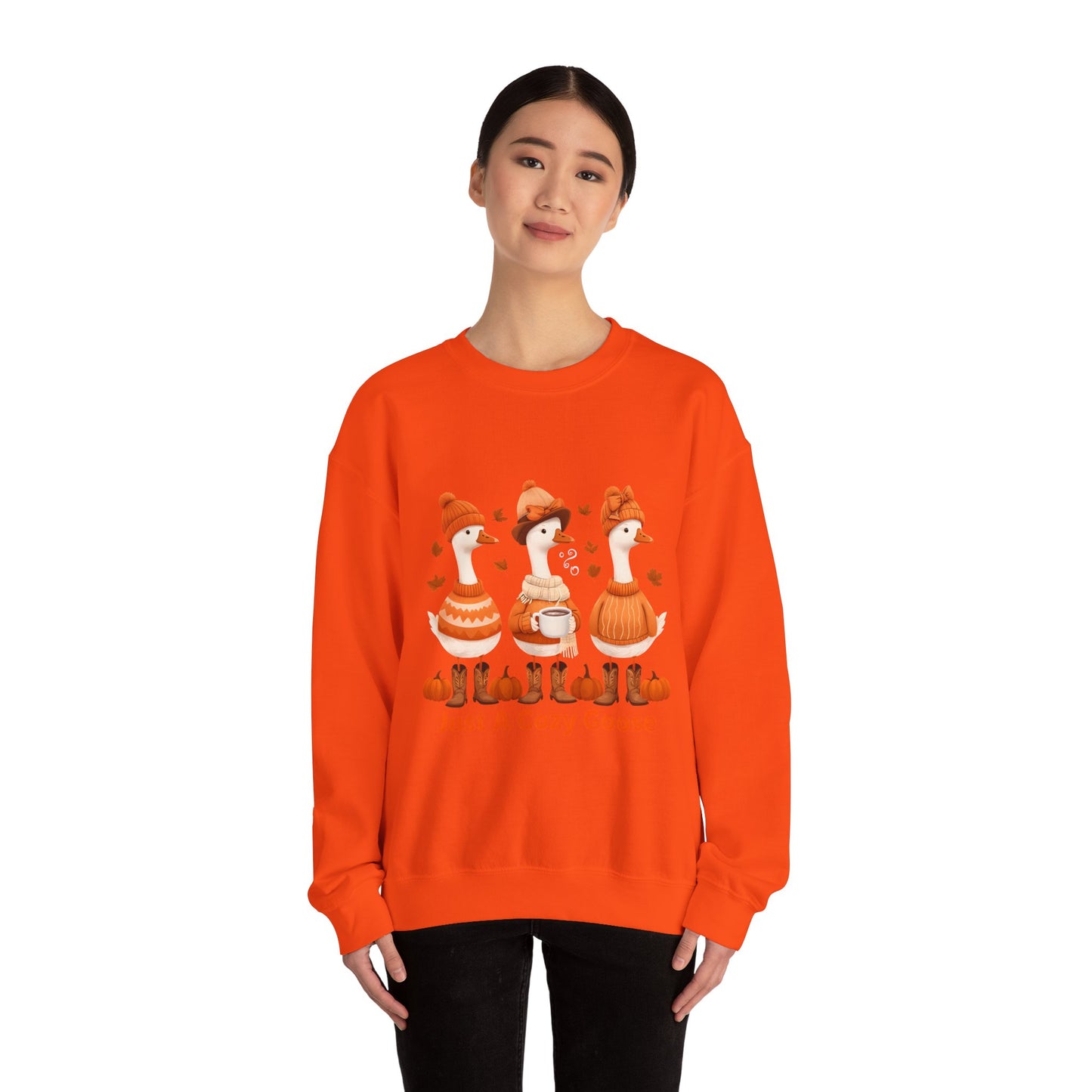 Silly Goose Halloween Sweatshirt, Cowgirl Boots and Hats with Coquette Bows Design, Fun Fall Outfit, Halloween Costume, Spooky Season