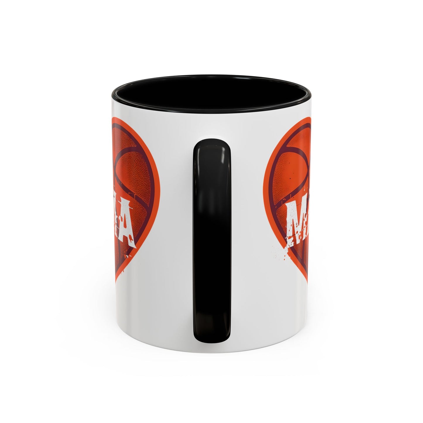 Basketball Mama Coffee Mug | Gift for Sports Moms, Basketball Lovers, Mother's Day, Personalized Mug, Heart Design