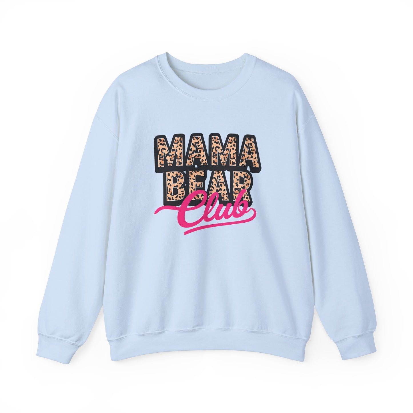Mama Bear Club Sweatshirt, Cozy Crewneck for Mom, Perfect Gift for Mother's Day, Family Gatherings, Casual Fashion - Unisex Sweatshirt, Gift
