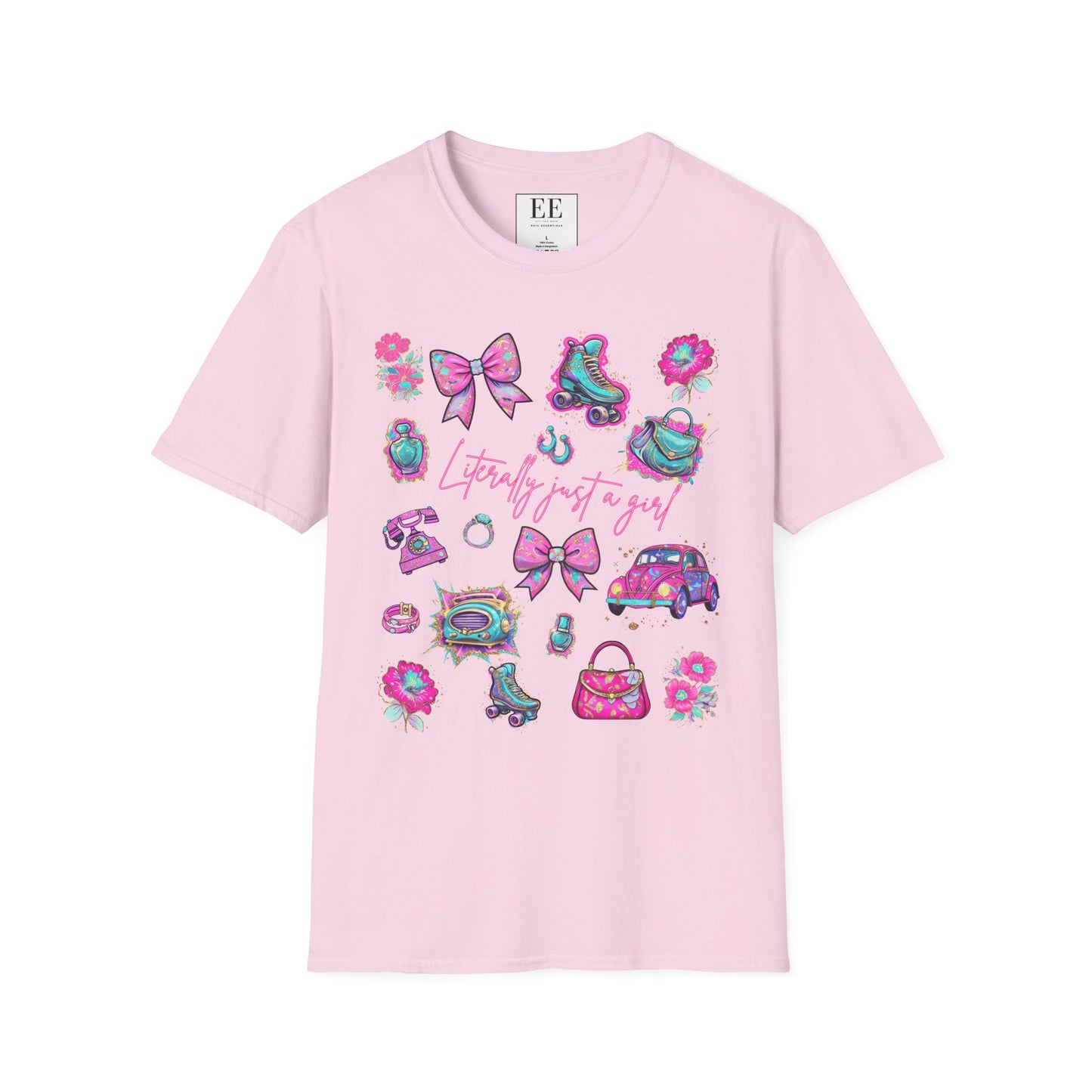 Messy Coquette Fun Unisex Softstyle T-Shirt, Messy Design, Trendy Apparel, Cute Graphic Tee, Casual Clothing
