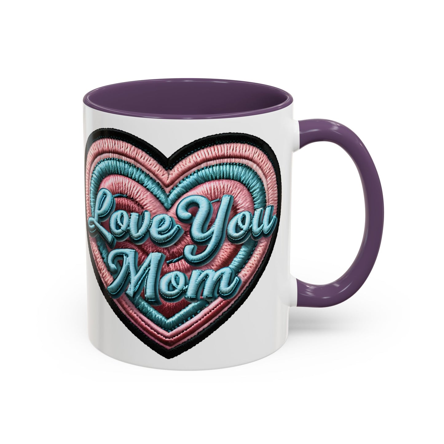 Handcrafted Love You Mom Coffee Mug - Perfect Gift for Mother's Day