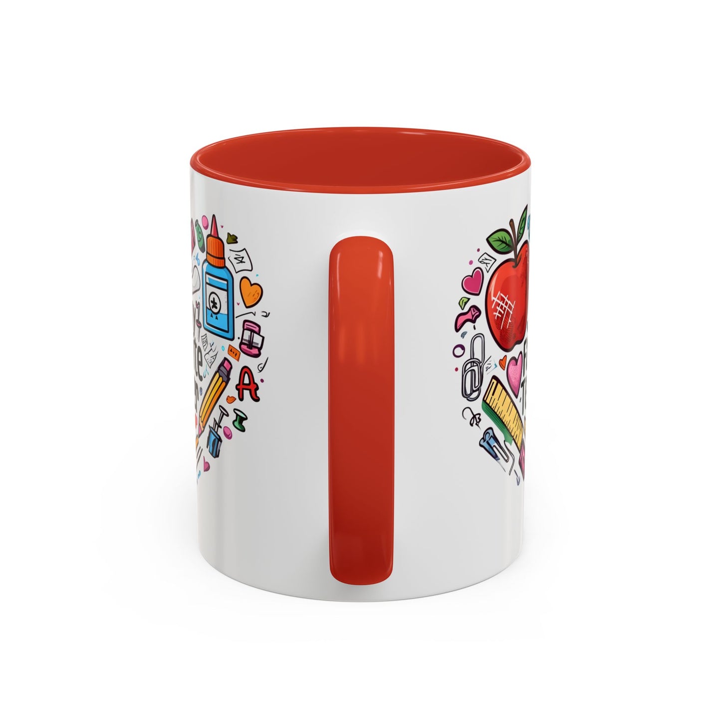 Favorite Teacher Heart Coffee Mug gift for teachers 11 15oz Accent Drinkware teacher Mug