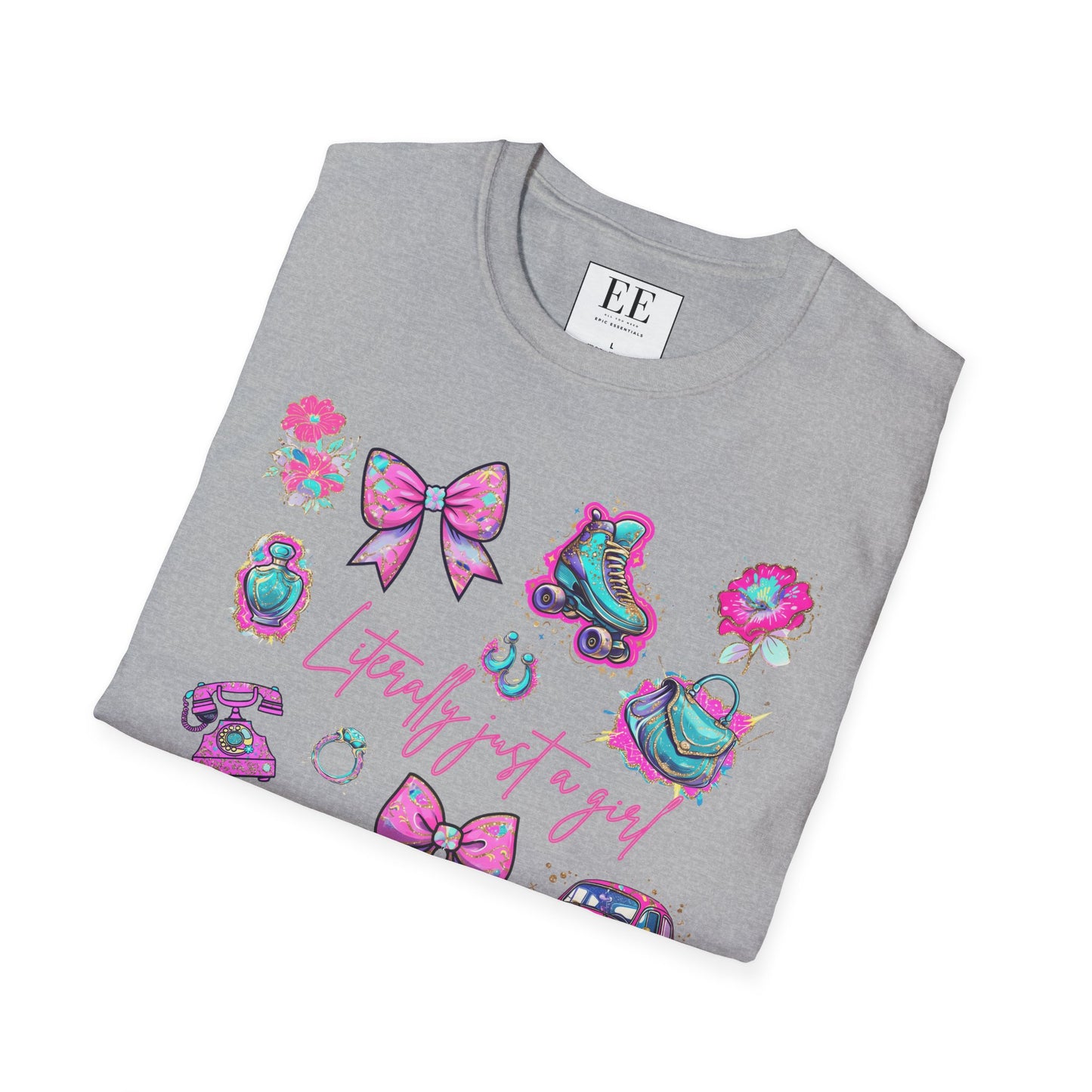 Messy Coquette Fun Unisex Softstyle T-Shirt, Messy Design, Trendy Apparel, Cute Graphic Tee, Casual Clothing