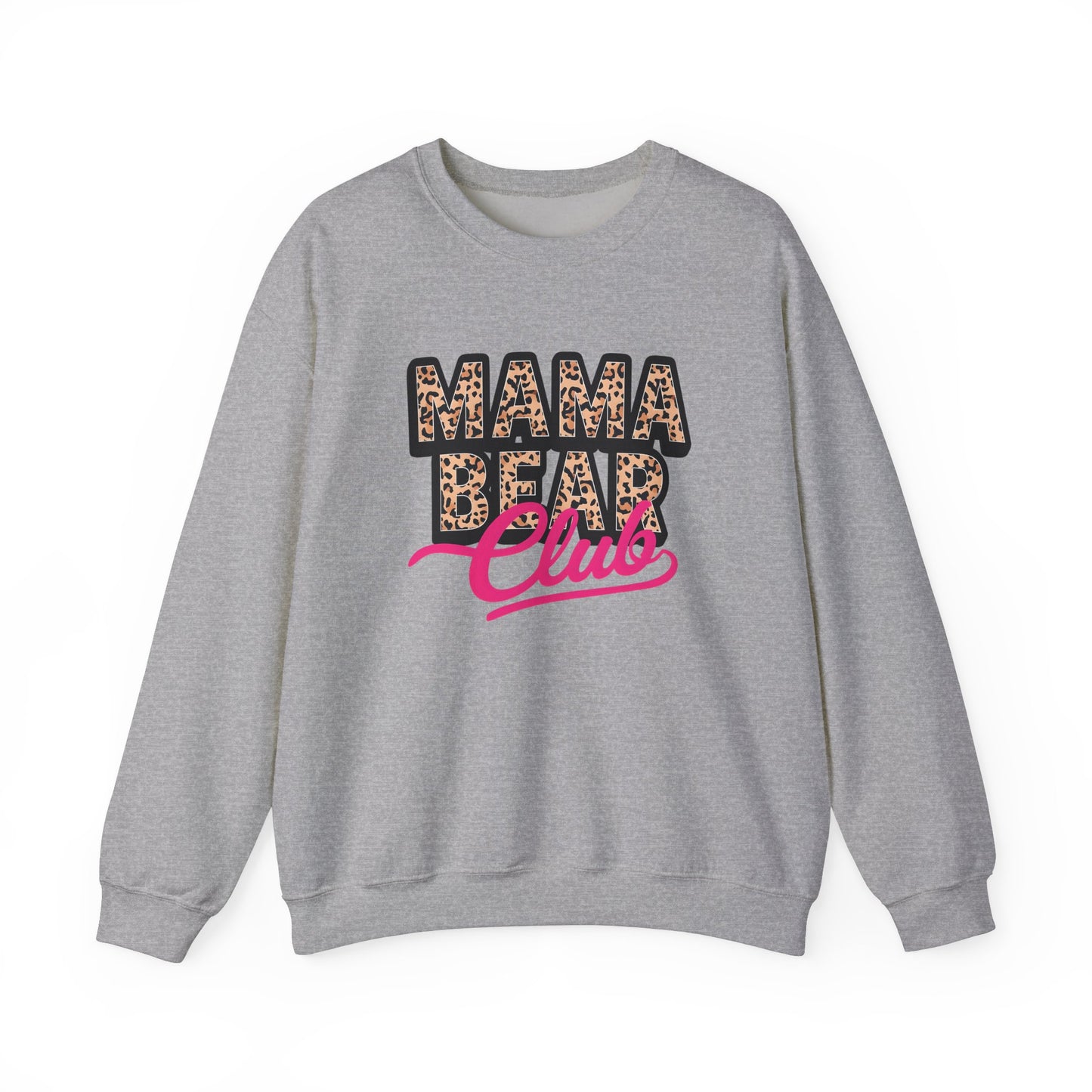 Mama Bear Club Sweatshirt, Cozy Crewneck for Mom, Perfect Gift for Mother's Day, Family Gatherings, Casual Fashion - Unisex Sweatshirt, Gift
