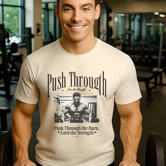 Fitness Motivation T-shirt, Weightlifting Tee, Gym Apparel