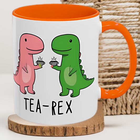 Dinosaur Coffee Mug, Tea Cup Dino Mug, Cute Dinosaur Mug, Tea Lover Gift, Unique Coffee Cup, Funny Jurassic Mug, Conversation Starter Mug