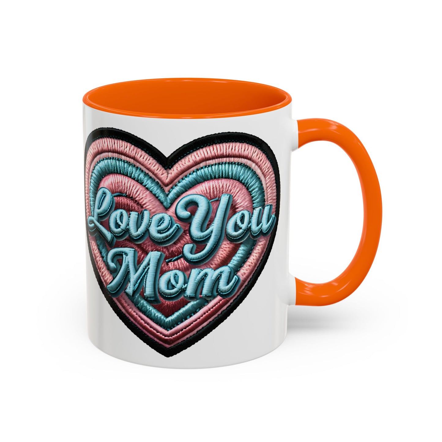 Handcrafted Love You Mom Coffee Mug - Perfect Gift for Mother's Day