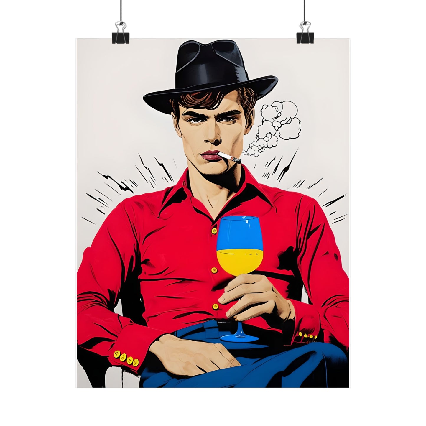 Wall Art, Wall decor gift, Home decor, Pop Art Print, Wall Art Decor, Home Office Decor, Matte Poster Art.