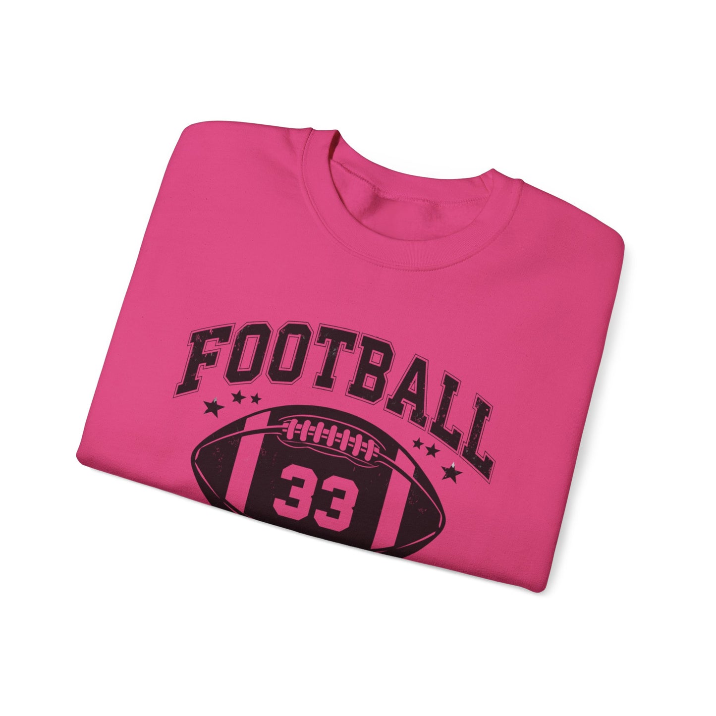 Mom Football #33 Sweatshirt for Mother's Day, Sports Mom Crewneck Jumper, Gift for Moms, Unisex Mother's Day Hoodie, Football Mom Apparel