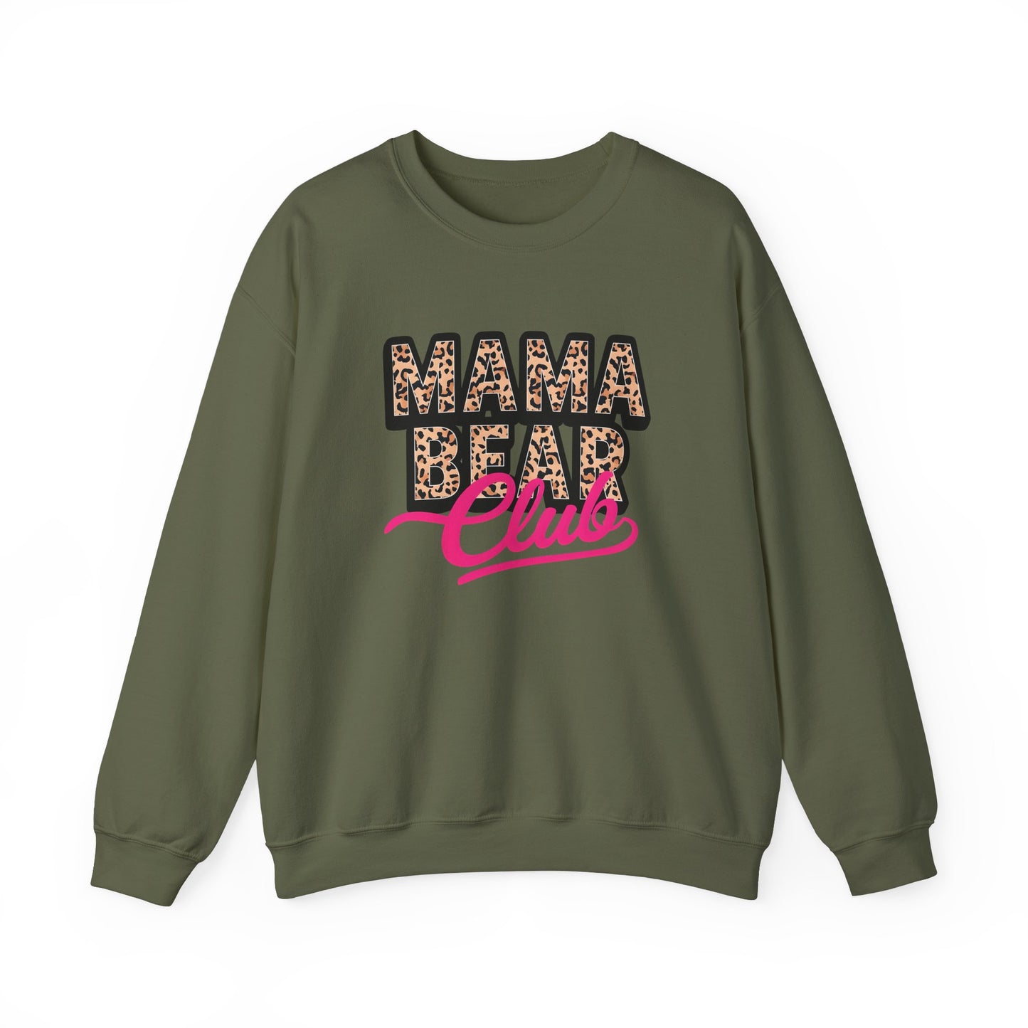 Mama Bear Club Sweatshirt, Cozy Crewneck for Mom, Perfect Gift for Mother's Day, Family Gatherings, Casual Fashion - Unisex Sweatshirt, Gift