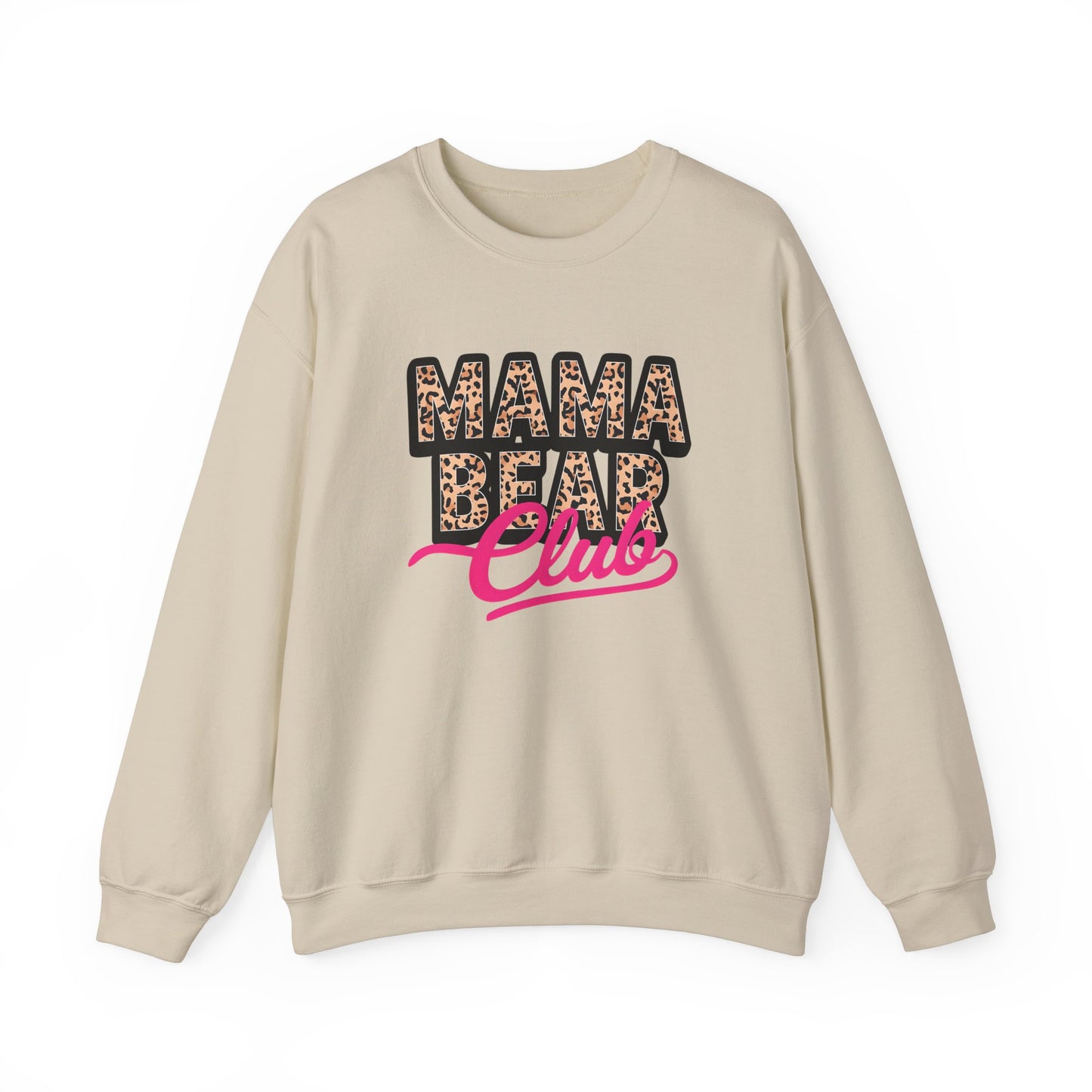 Mama Bear Club Sweatshirt, Cozy Crewneck for Mom, Perfect Gift for Mother's Day, Family Gatherings, Casual Fashion - Unisex Sweatshirt, Gift