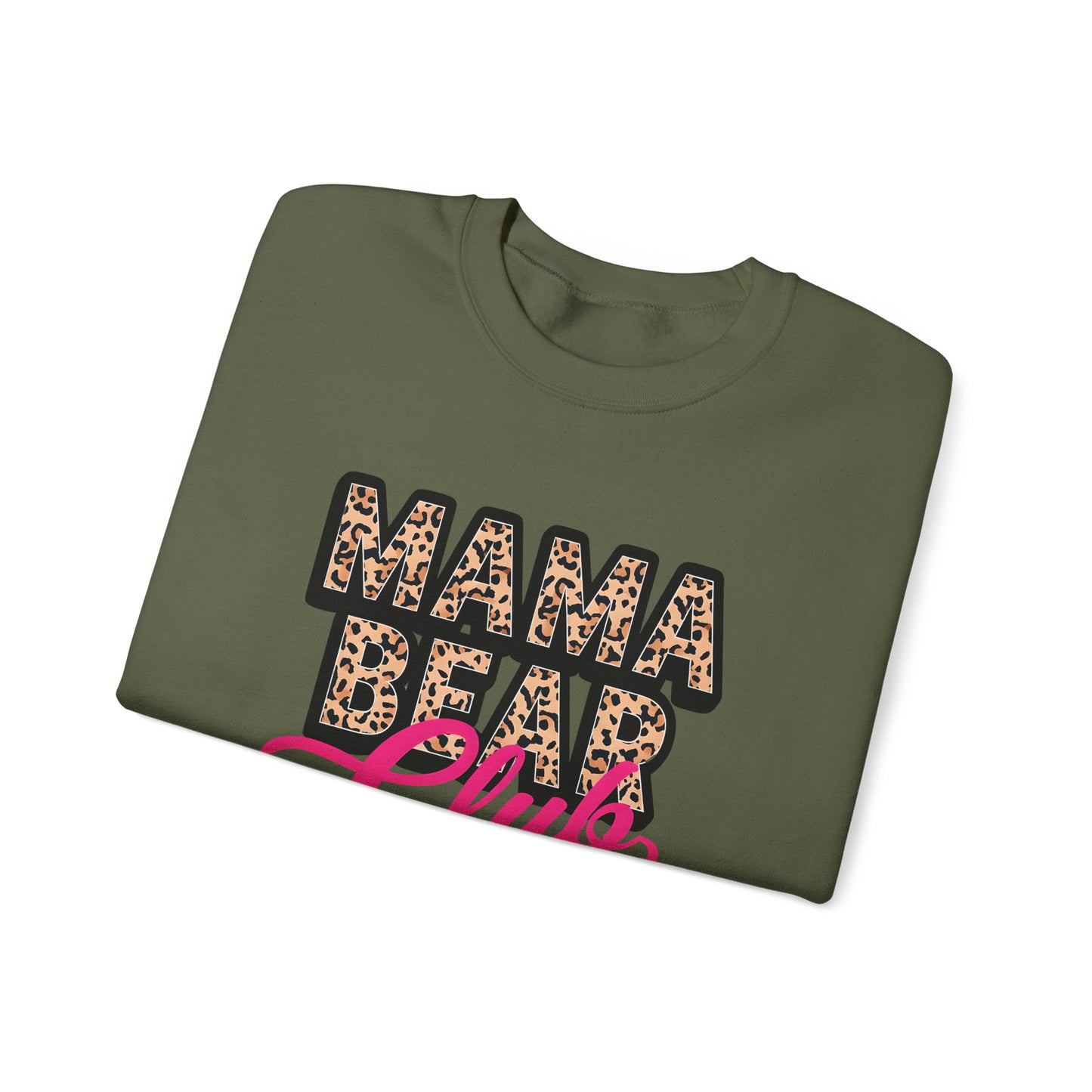 Mama Bear Club Sweatshirt, Cozy Crewneck for Mom, Perfect Gift for Mother's Day, Family Gatherings, Casual Fashion - Unisex Sweatshirt, Gift