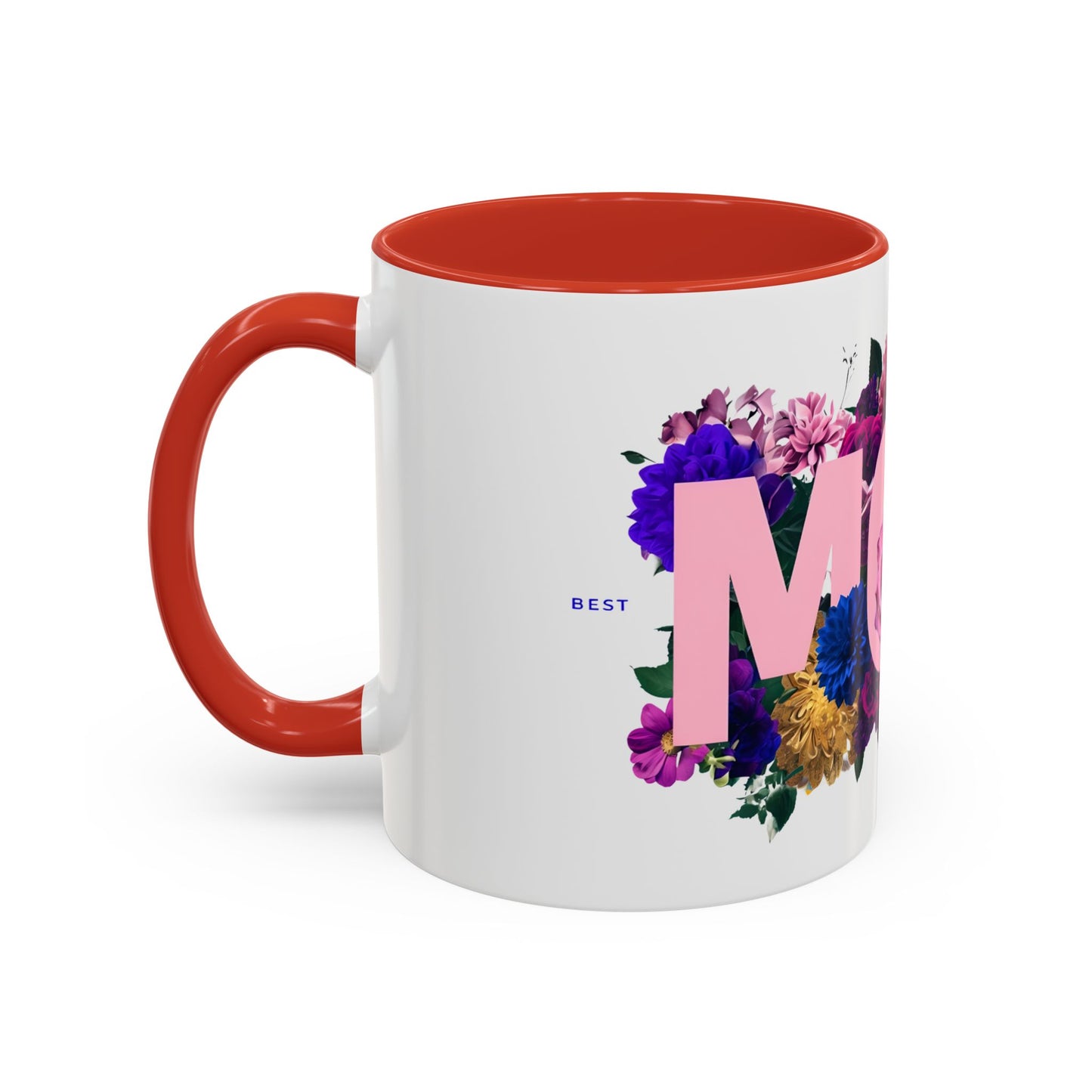 Tasse florale « Maman », cadeau de fête des mères, cadeau d'anniversaire, tasse pour les amateurs de café, décoration d'intérieur, tasse de remerciement 