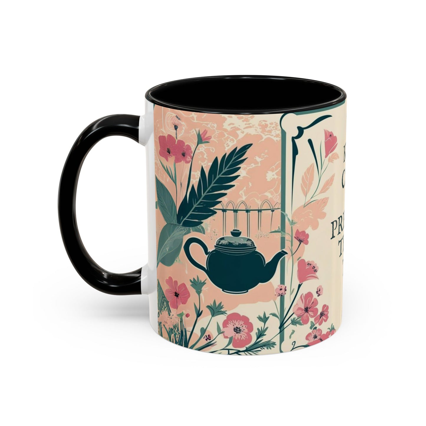 Mug, Keep Calm and Pretend This is Tea, England Theme, Gift for Tea Lovers, Funny Coffee Cup, Ceramic Mug, Tea Lover Gift, Coffee Mug,