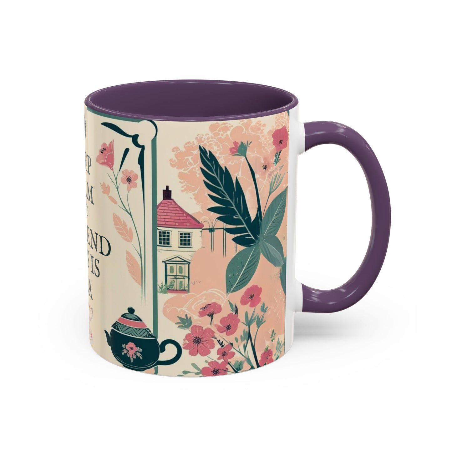 Mug, Keep Calm and Pretend This is Tea, England Theme, Gift for Tea Lovers, Funny Coffee Cup, Ceramic Mug, Tea Lover Gift, Coffee Mug,