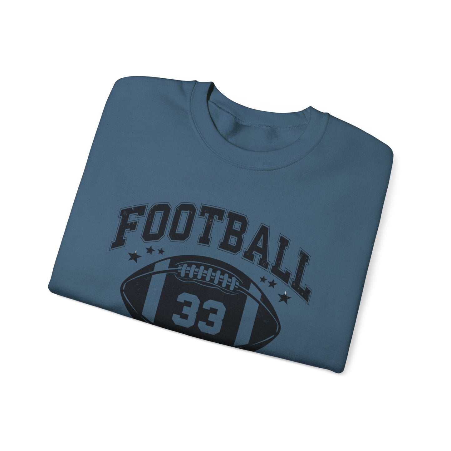 Mom Football #33 Sweatshirt for Mother's Day, Sports Mom Crewneck Jumper, Gift for Moms, Unisex Mother's Day Hoodie, Football Mom Apparel