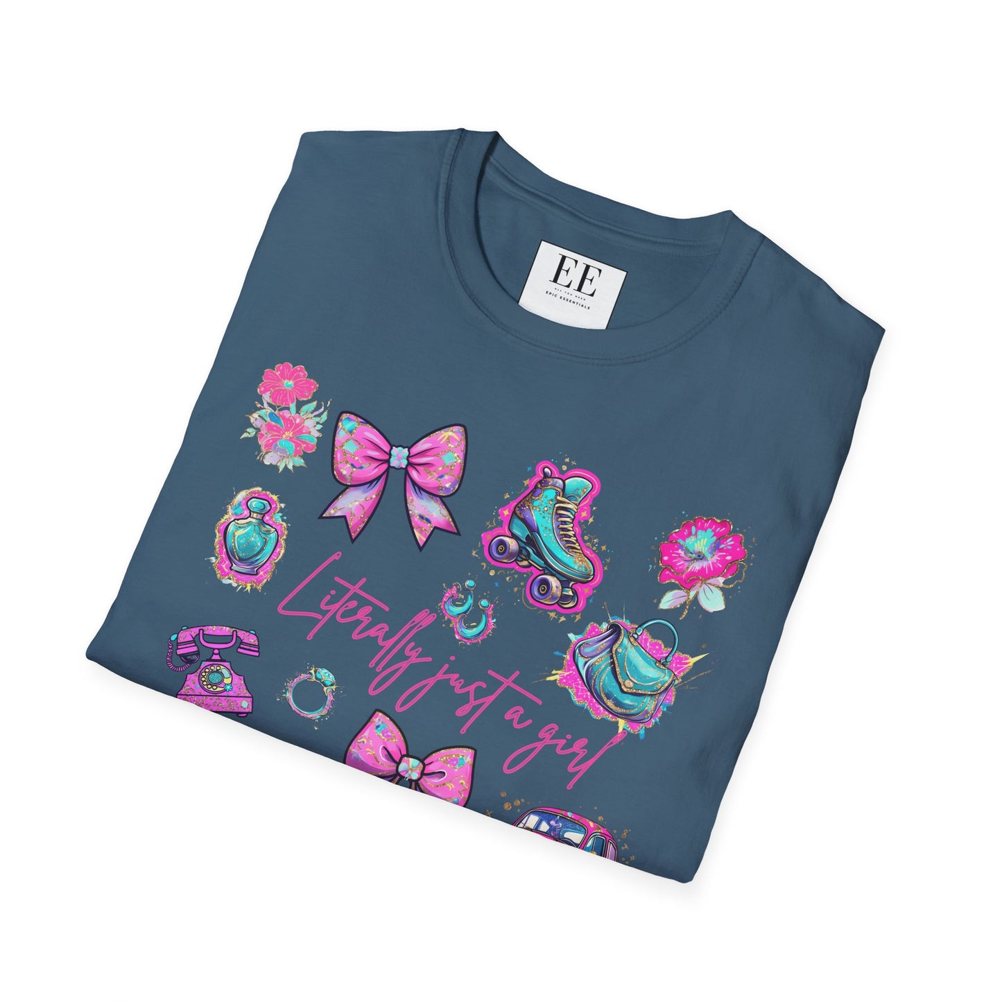 Messy Coquette Fun Unisex Softstyle T-Shirt, Messy Design, Trendy Apparel, Cute Graphic Tee, Casual Clothing