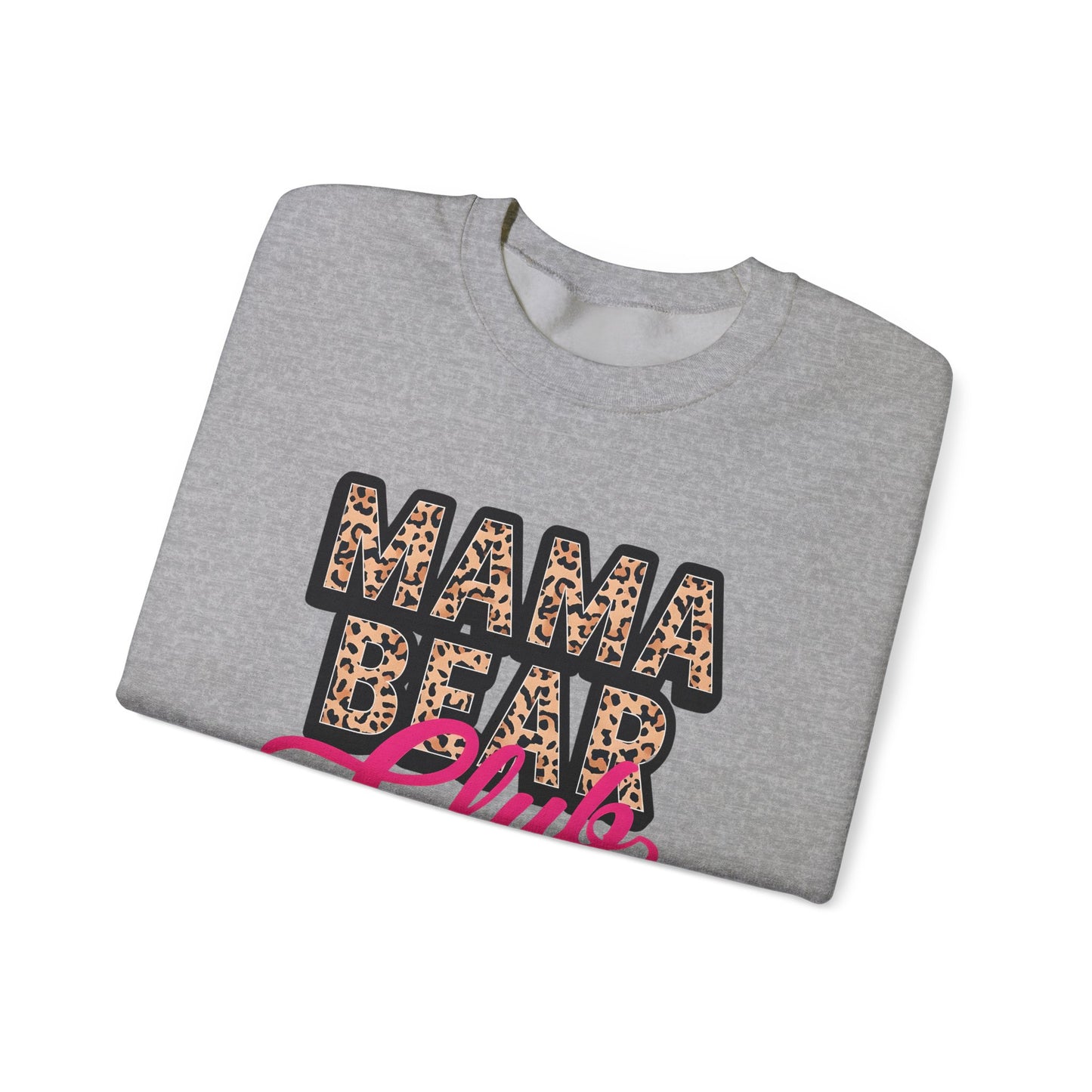 Mama Bear Club Sweatshirt, Cozy Crewneck for Mom, Perfect Gift for Mother's Day, Family Gatherings, Casual Fashion - Unisex Sweatshirt, Gift
