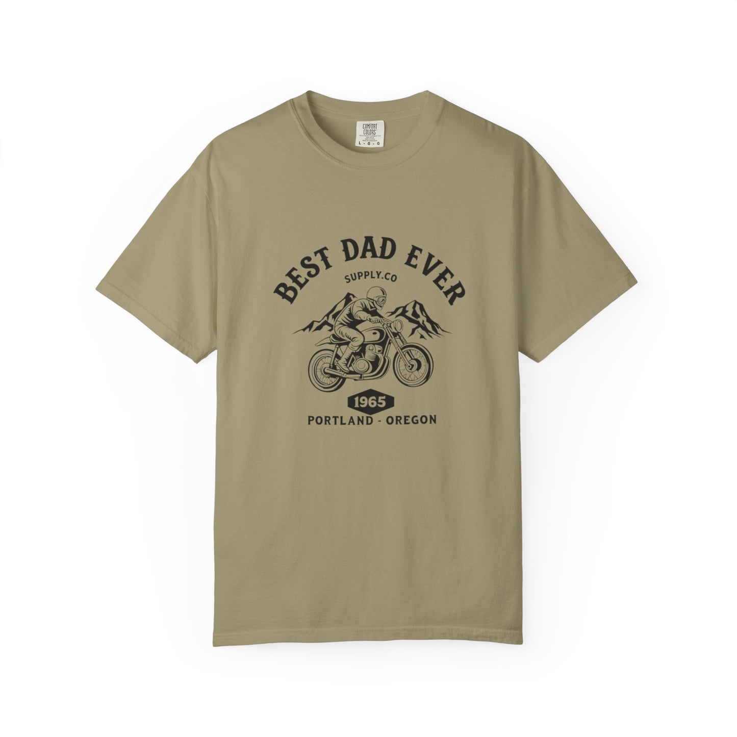 Best Dad Ever T-Shirt, Comfortable Unisex Gift for Father's Day, Family Celebrations, Soft Cotton Tee, Motorcycle Dad Shirt, Father's Day