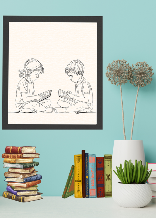 Digital download poster for classrooms, playrooms, libraries, wall art decoration