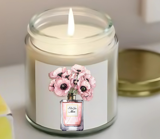 Happy Mother's day Scented Candle - Coconut Apricot Wax (4oz, 9oz)