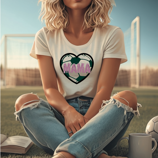Soccer Mama T-Shirt, Perfect Gift for Soccer Moms, Casual Wear, Unisex Apparel, Great for Game Days, Mother's Day