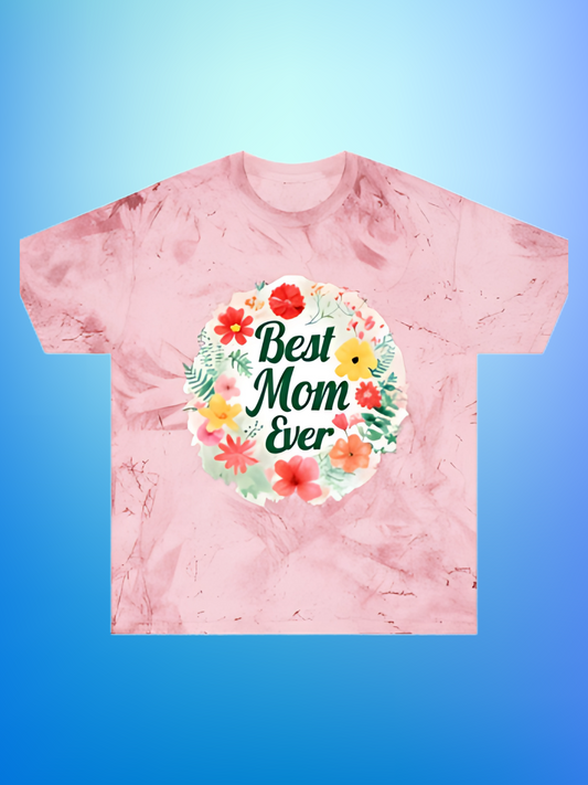 Floral Scented Love T-Shirt, Unisex Color Blast Tee, Perfect for Moms, Mother's Day Gift, Summer Wardrobe Essential, Unique Floral Art