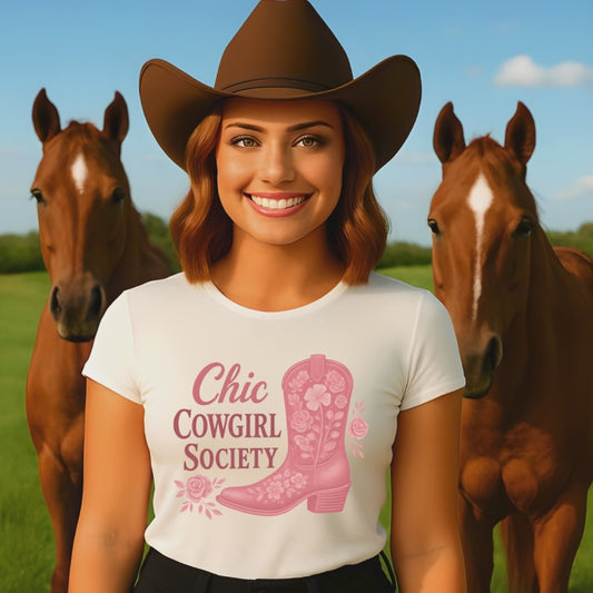 Vintage Chic Cowgirl Unisex T-shirt - Perfect Gift for Birthdays and Friends